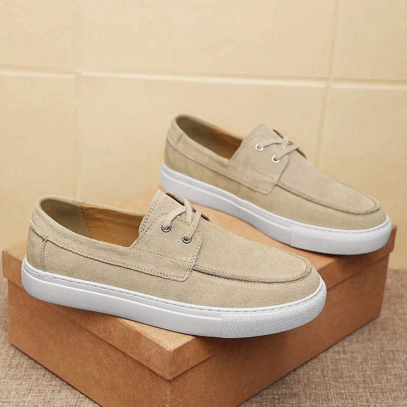 Vintém d'Ouro - Sapatos elegantes de camurça