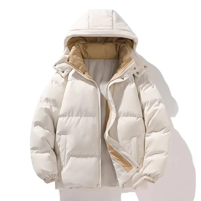 Vintém d'Ouro - Casaco elegante com capuz para homem
