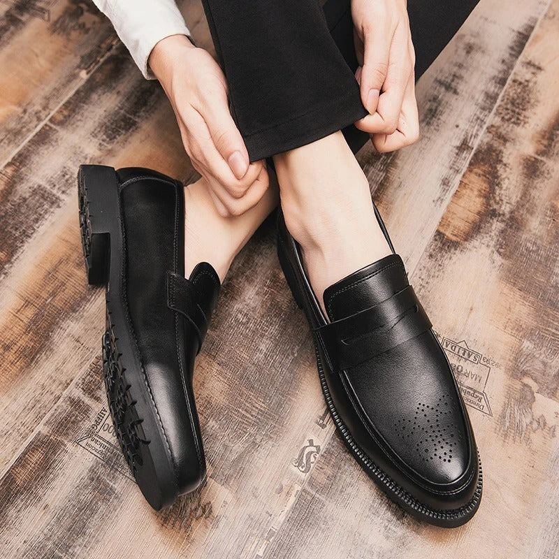 Vintém d'Ouro - Mocassins britânicos elegantes
