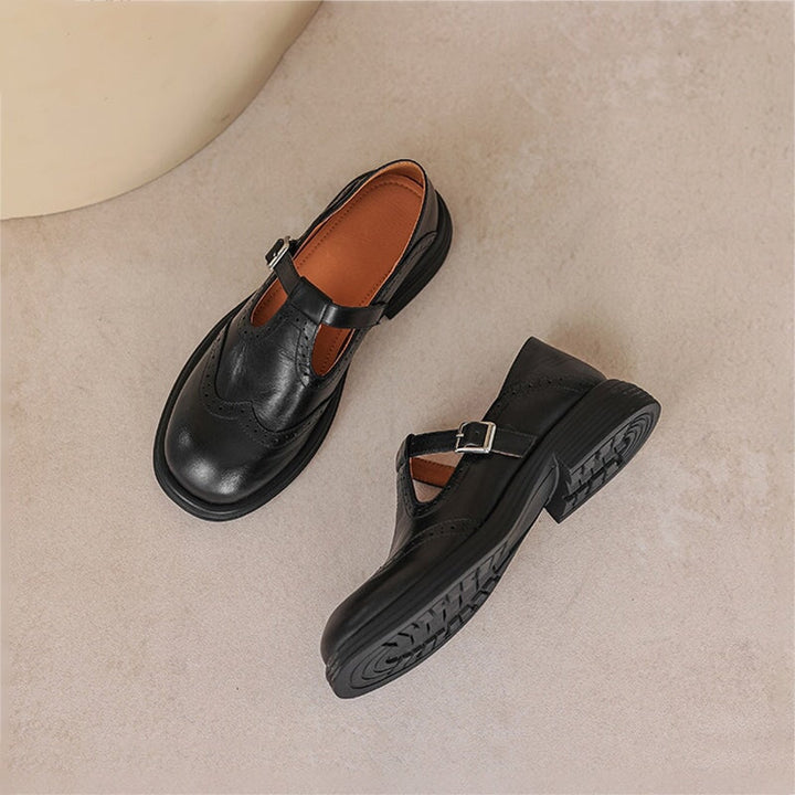 Vintém d'Ouro - Elegantes Mary Janes para Mulher