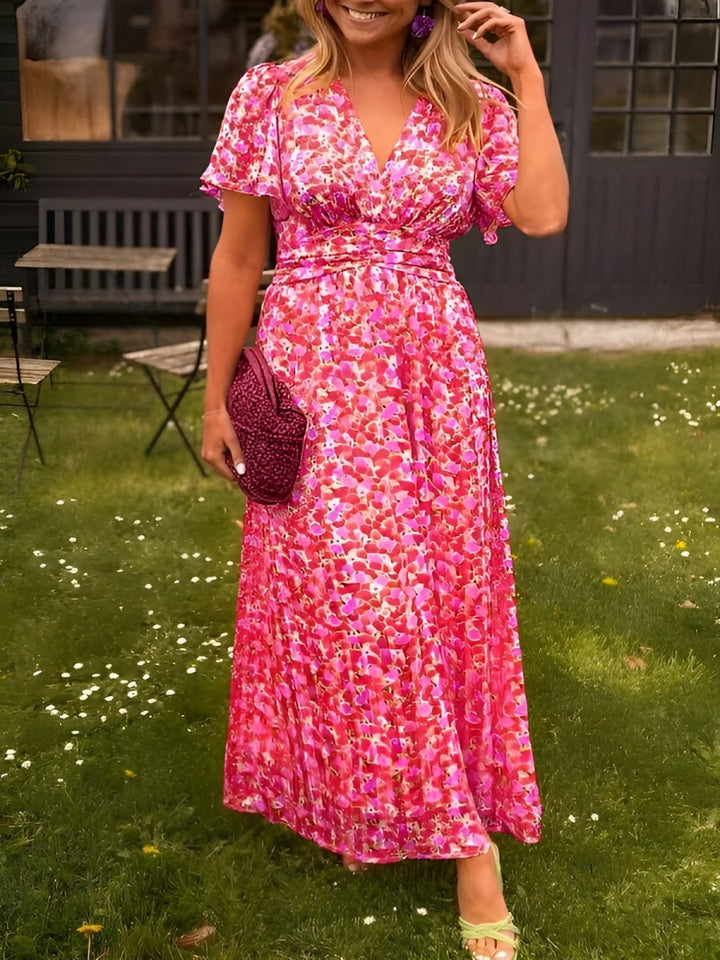 Vintém d'Ouro - Vestido maxi elegante