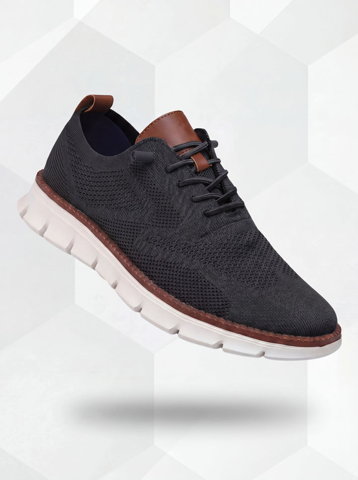 Vintém d'Ouro - Sapatos Ultra-Confortáveis Respiráveis Preto e Branco