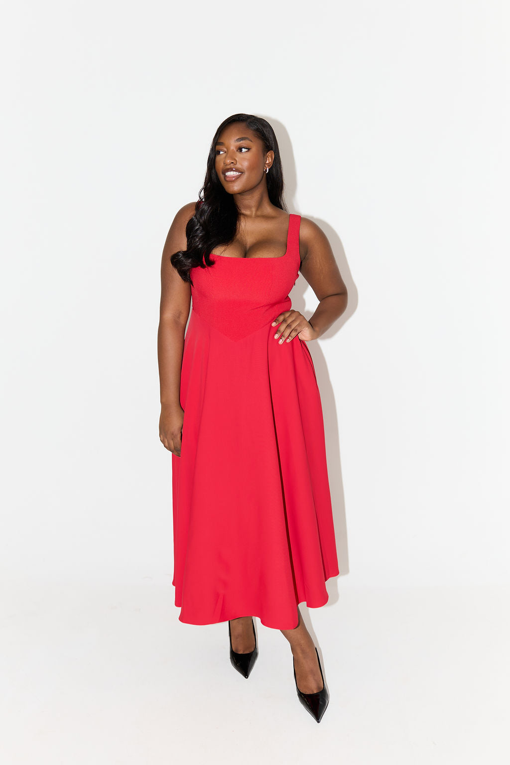 Vintém d'Ouro - Vestido Midi Intemporal