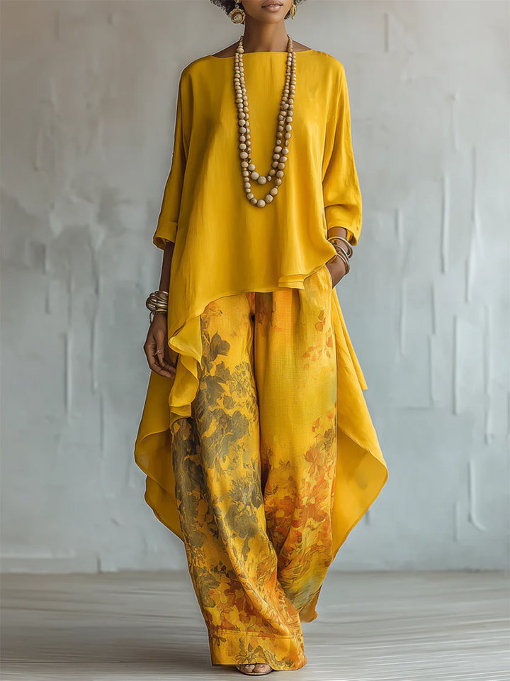 Vintém d'Ouro - Conjunto Elegante Floral