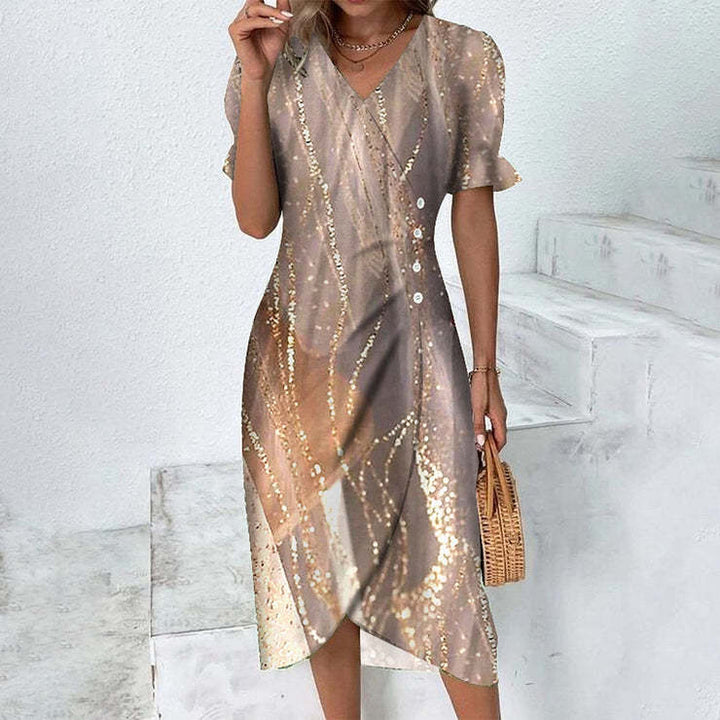 Vintém d'Ouro - Vestido Envelope Leve