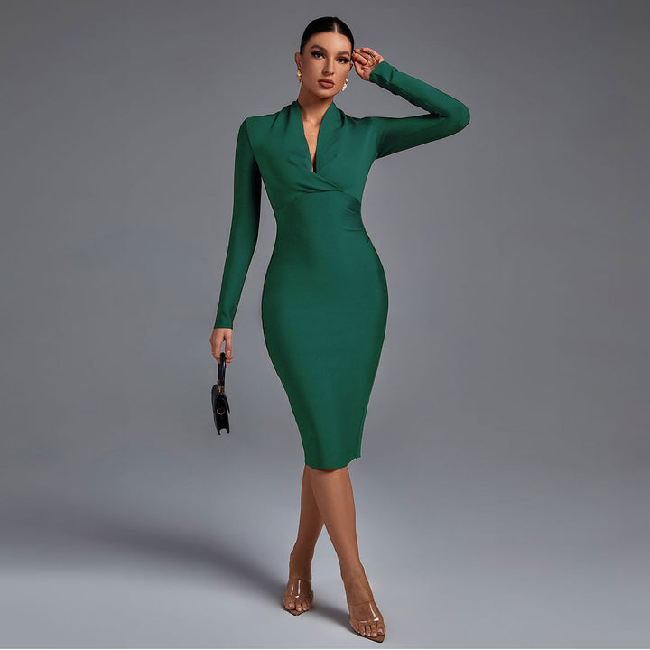 Vintém d'Ouro - Vestido de Manga Comprida