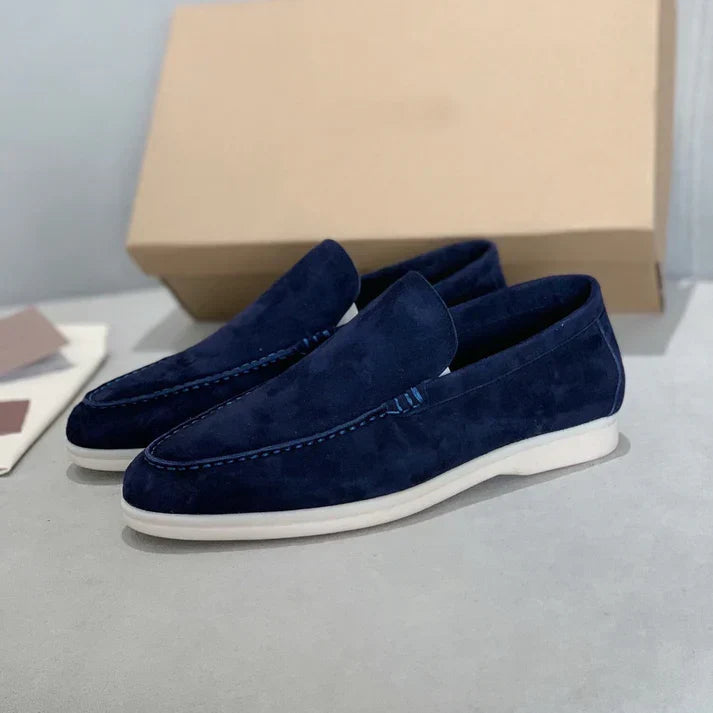 Vintém d'Ouro - Mocassins de camurça elegantes
