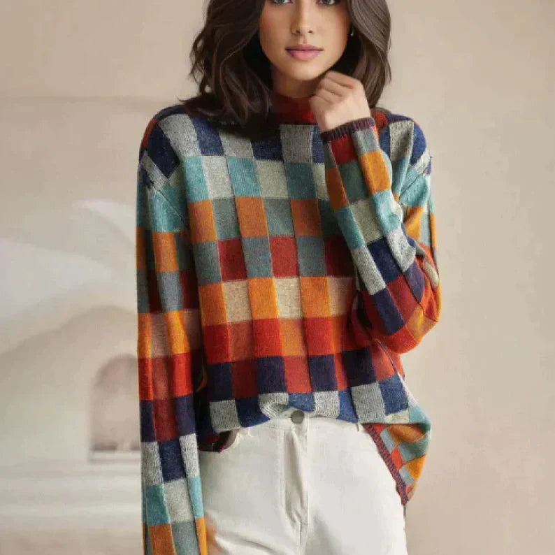 Vintém d'Ouro - Gola alta em patchwork