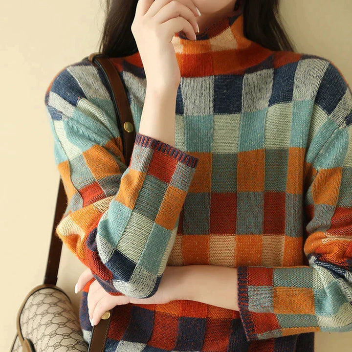 Vintém d'Ouro - Gola alta em patchwork