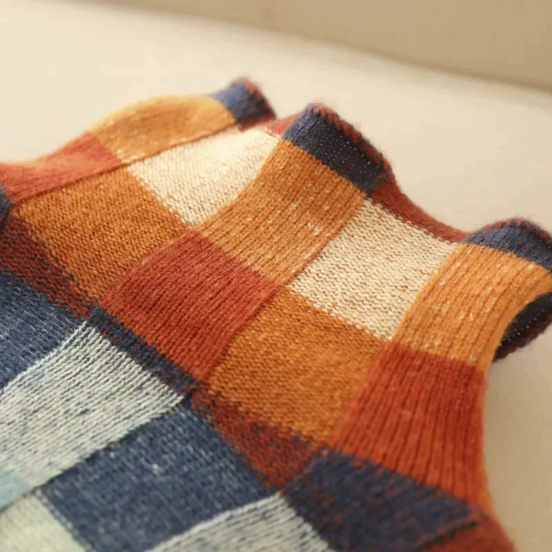 Vintém d'Ouro - Gola alta em patchwork