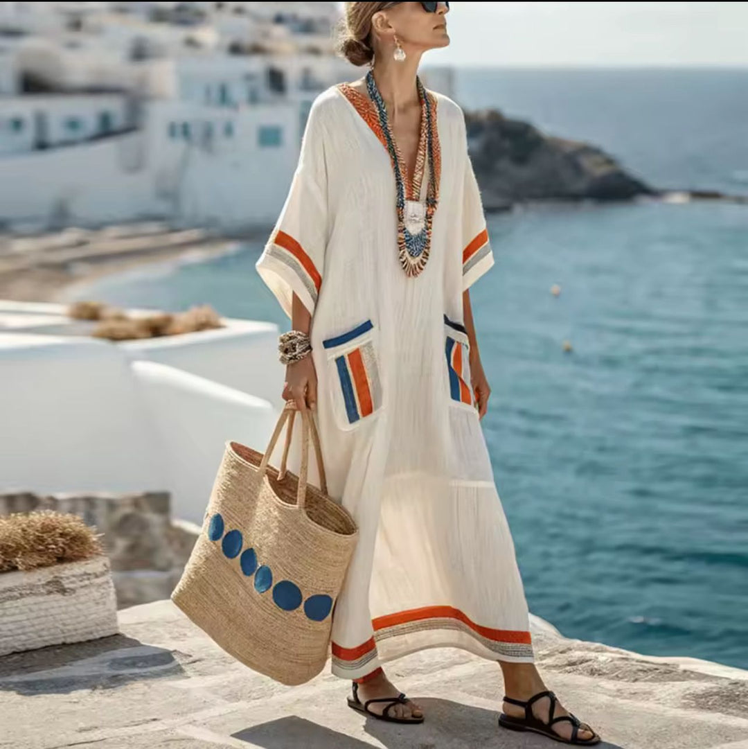 Vintém d'Ouro - Vestido Longo de Praia