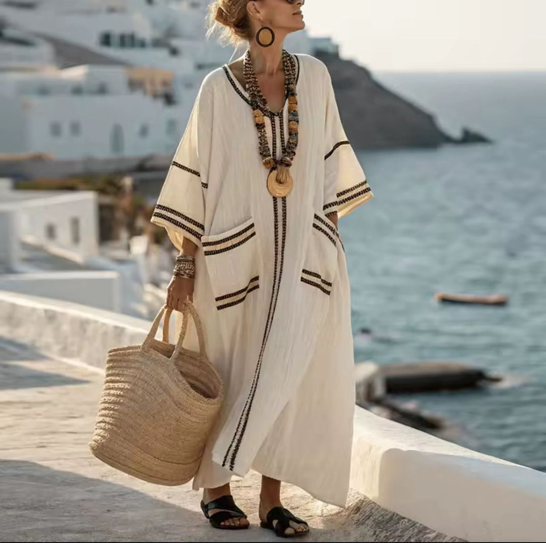 Vintém d'Ouro - Vestido Longo de Praia
