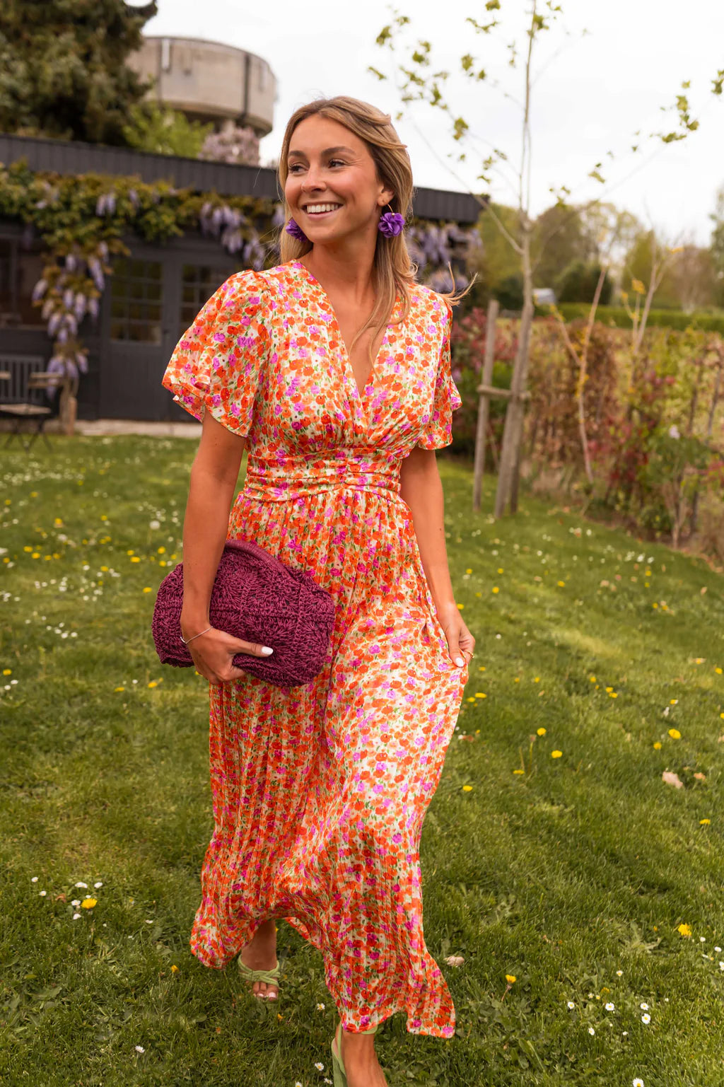 Vintém d'Ouro - Vestido maxi elegante