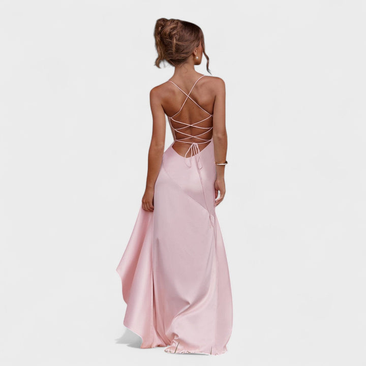 Vintém d'Ouro - Vestido Maxi Rosa