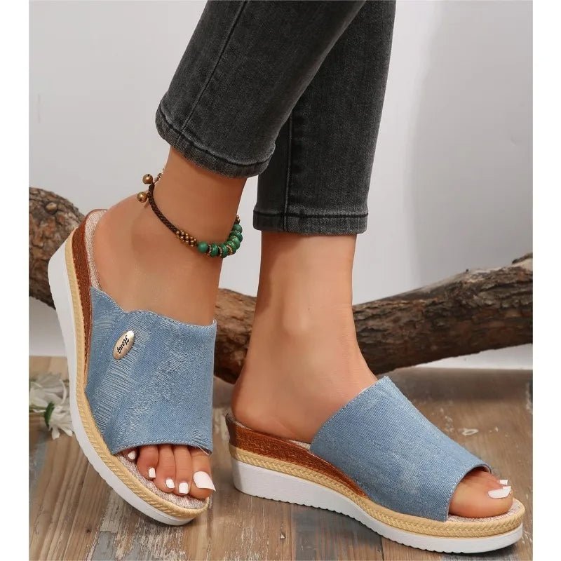 Vintém d'Ouro - sandália ergonómica inspirada em jeans