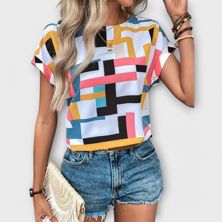 Vintém d'Ouro - Blusa de manga curta