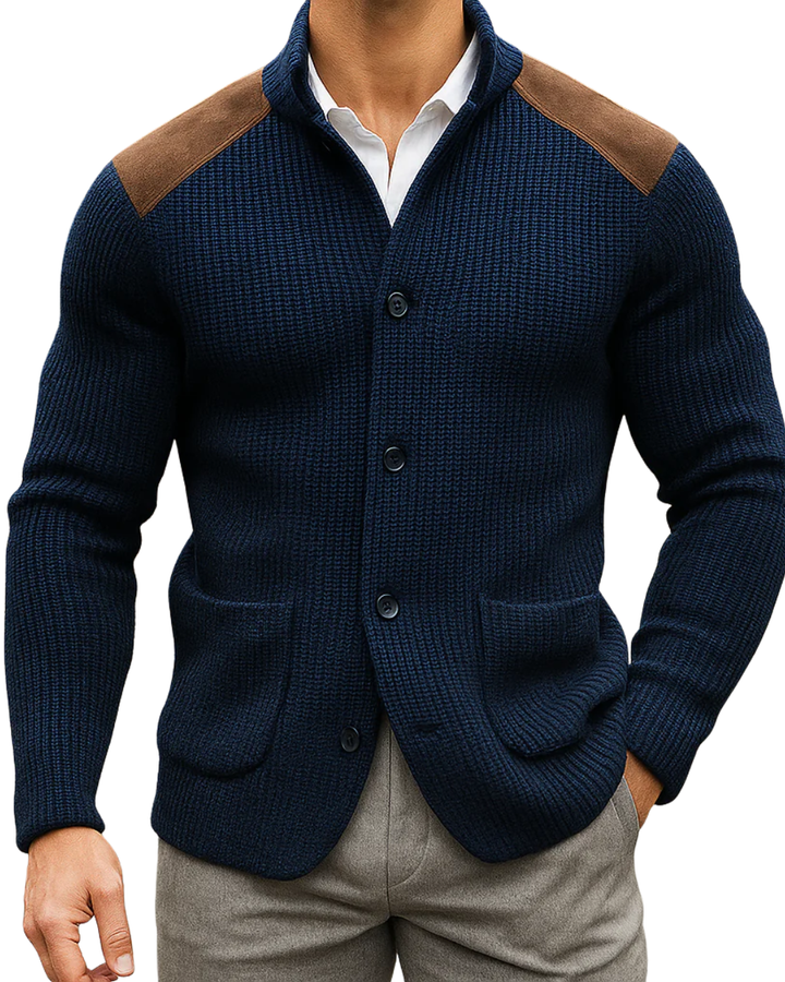 Vintém d'Ouro - Blazer de malha elegante