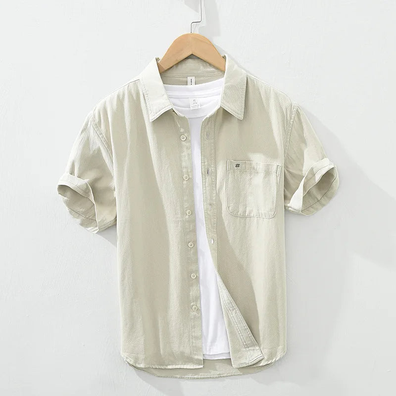 Vintém d'Ouro - Camisa de algodão de manga curta