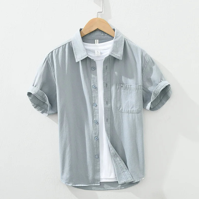Vintém d'Ouro - Camisa de algodão de manga curta