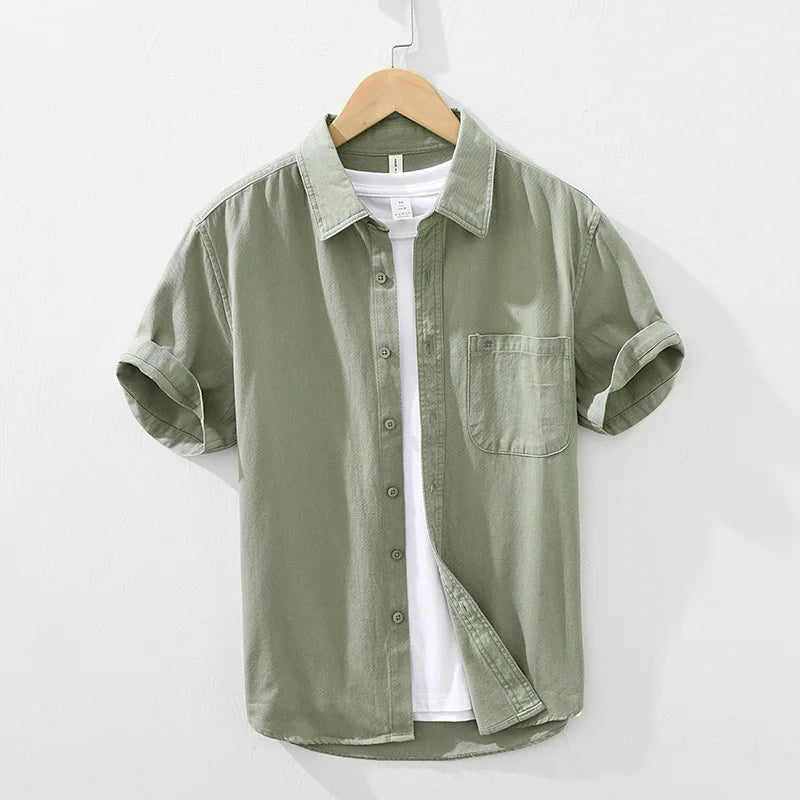 Vintém d'Ouro - Camisa de algodão de manga curta