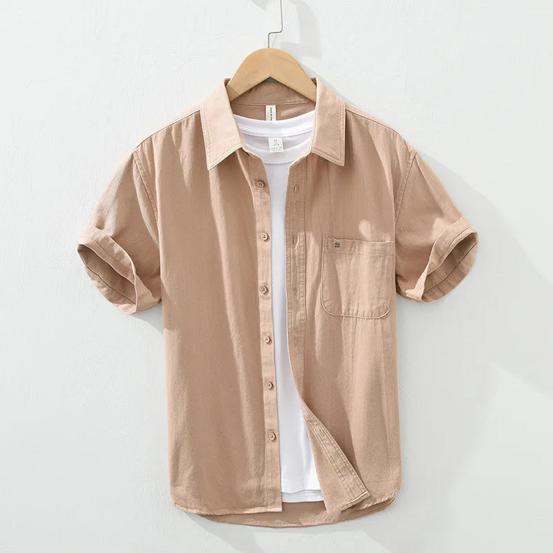 Vintém d'Ouro - Camisa de algodão de manga curta