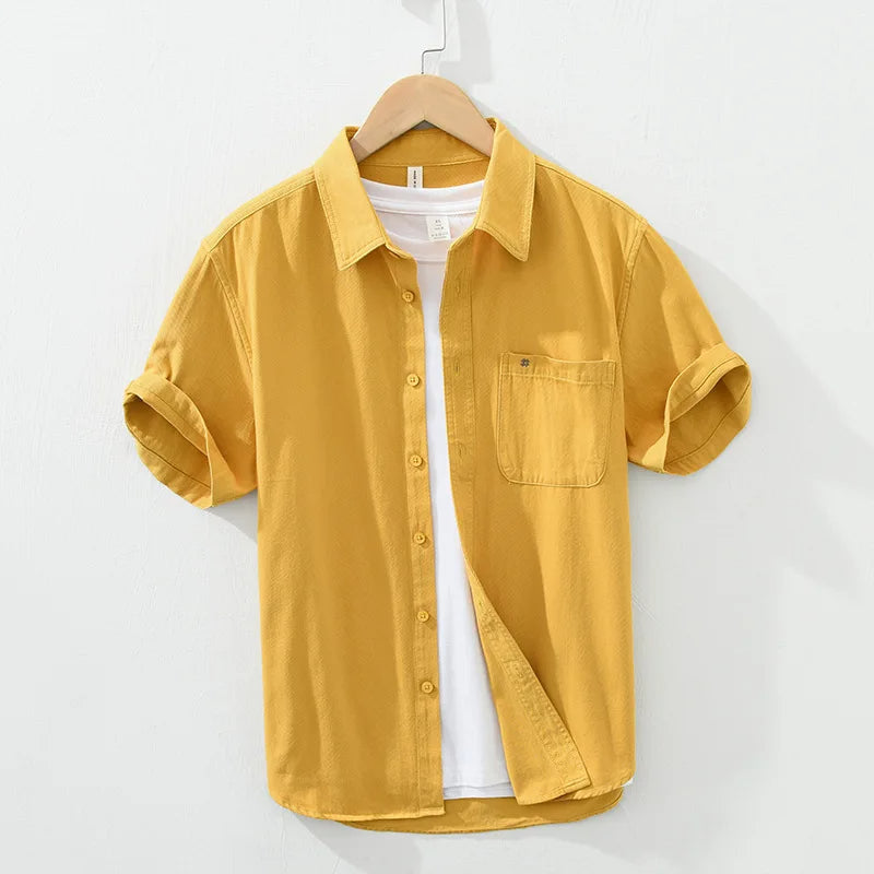 Vintém d'Ouro - Camisa de algodão de manga curta