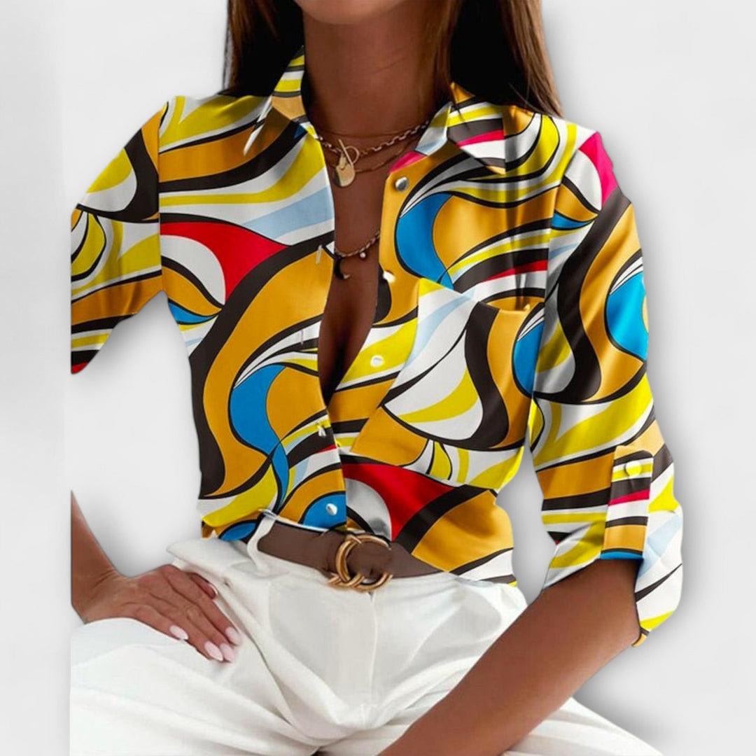 Vintém d'Ouro - Blusa de gola clássica