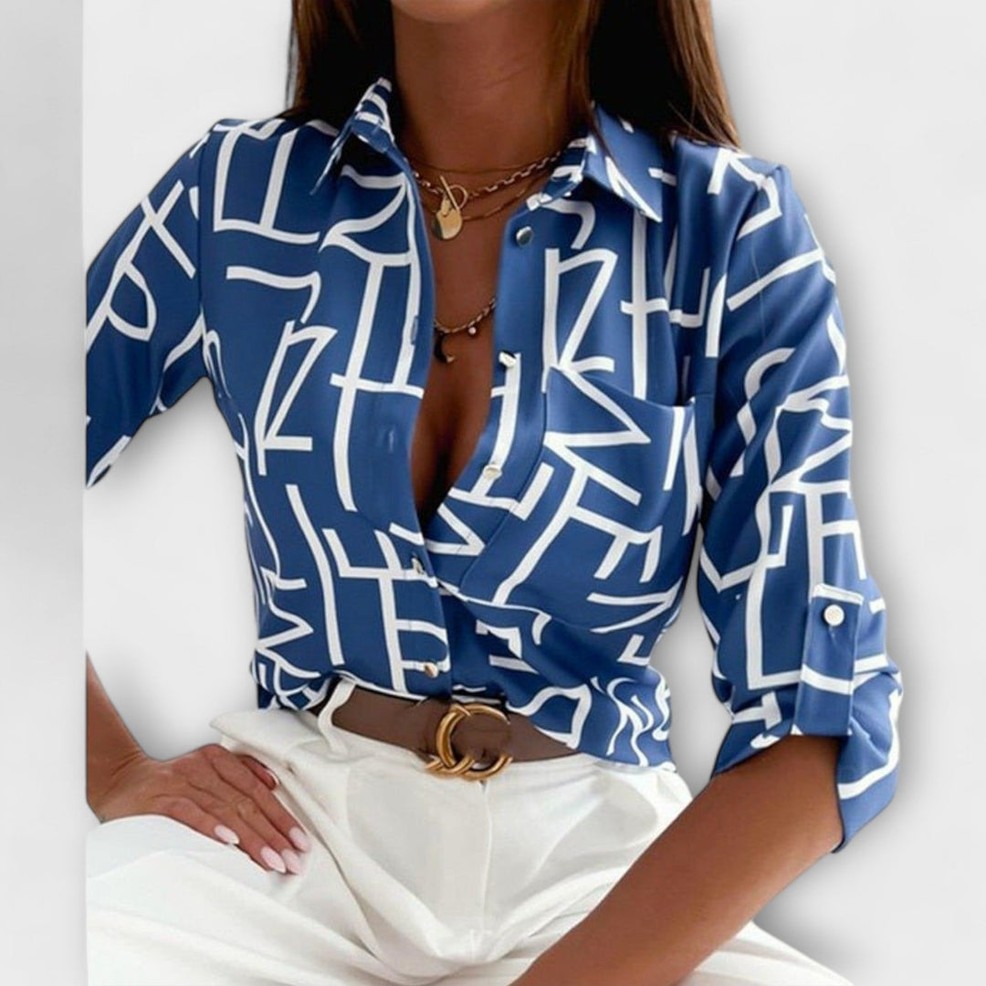 Vintém d'Ouro - Blusa de gola clássica