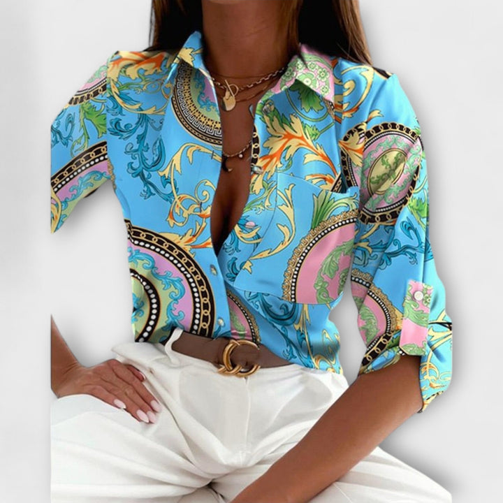 Vintém d'Ouro - Blusa de gola clássica