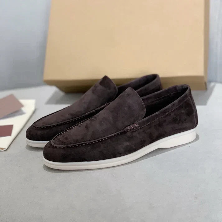 Vintém d'Ouro - Mocassins de camurça elegantes