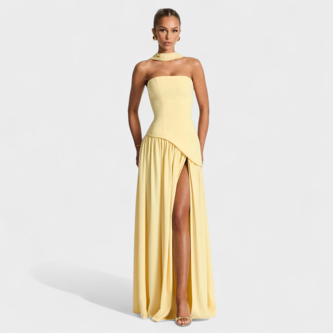 Vintém d'Ouro - Vestido de Gala Elegante
