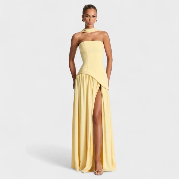 Vintém d'Ouro - Vestido de Gala Elegante