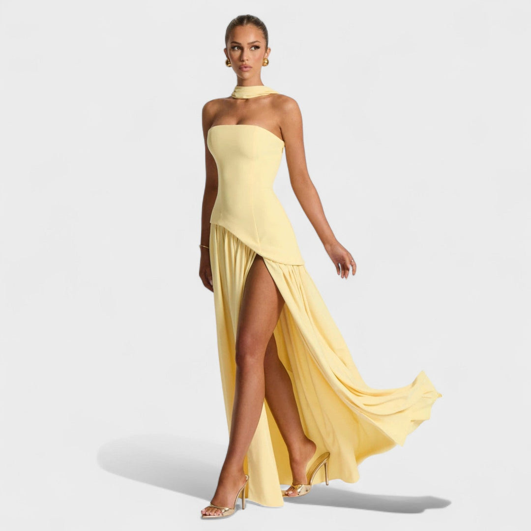 Vintém d'Ouro - Vestido de Gala Elegante