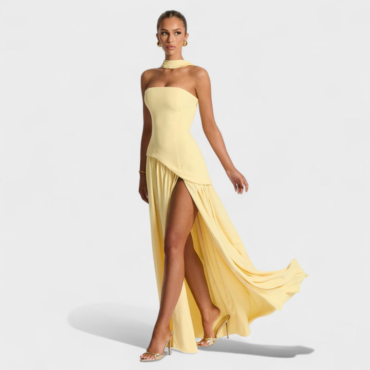 Vintém d'Ouro - Vestido de Gala Elegante