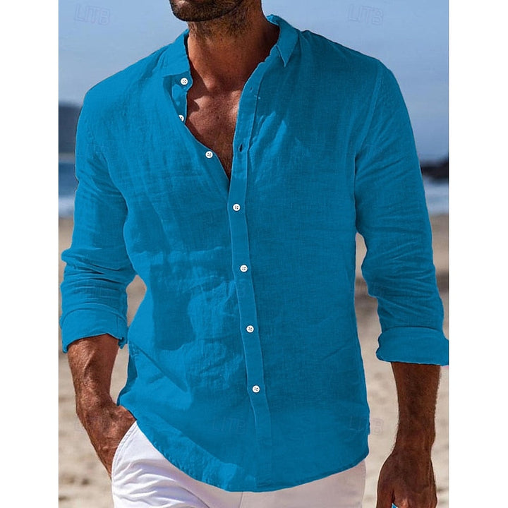 Vintém d'Ouro - Camisa casual de linho